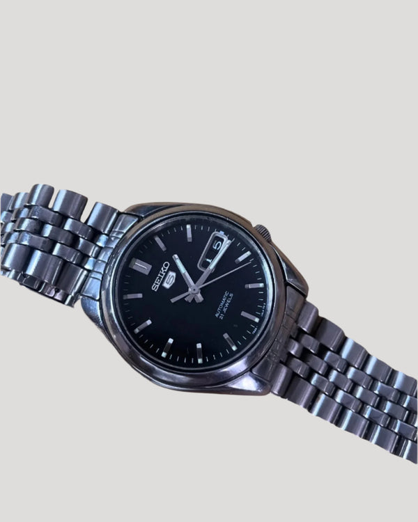 Brand New Seiko 5 Automatic Watch See-thru Back, SNK361K1 Logo Background