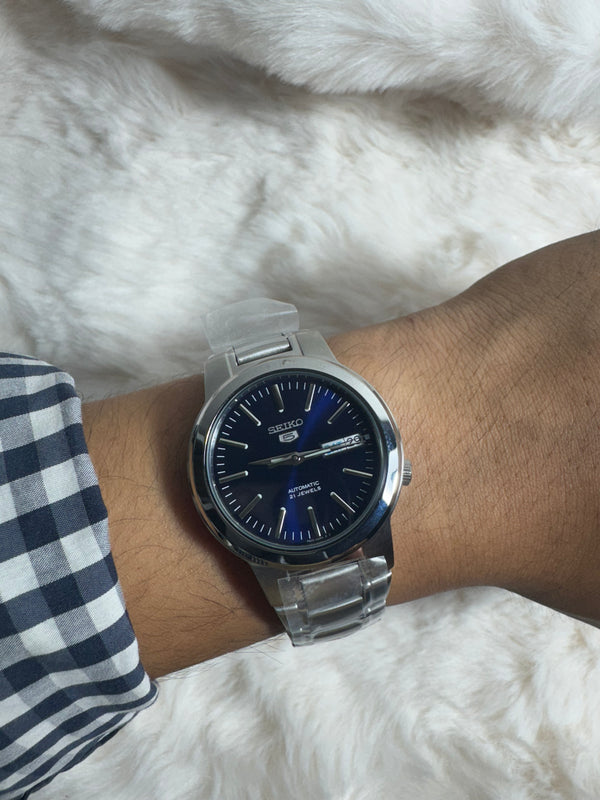 Brand New Seiko 5 Sports Blue Men's Watch - SNKA05K1
