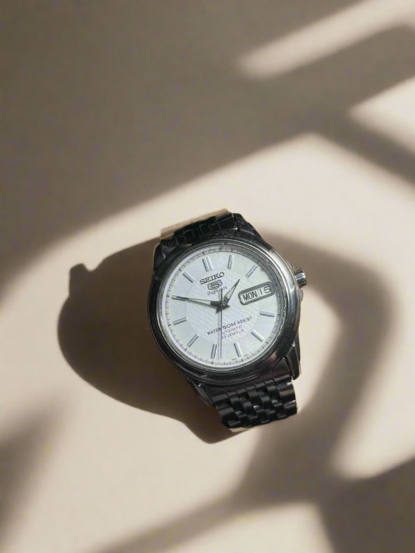 Seiko 5 Superior SKZ113 Whirlpool White Dial